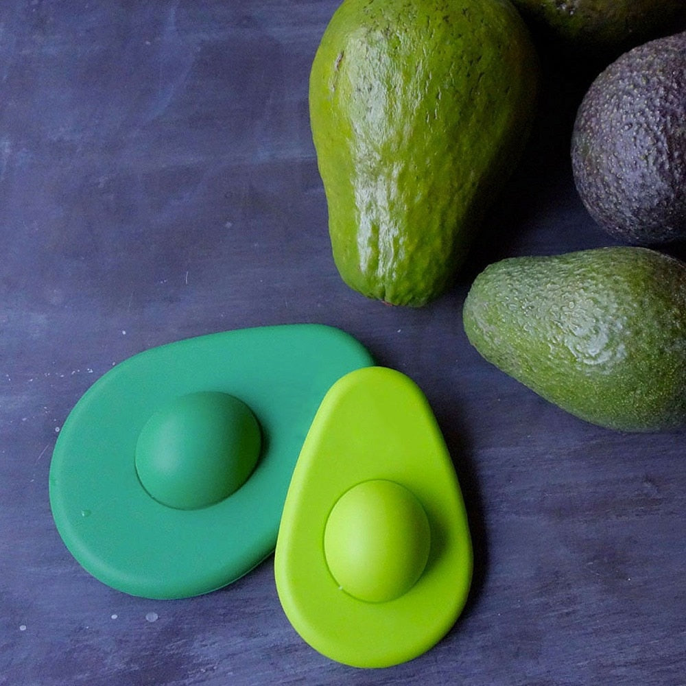 Reusable Silicone Avocado Keeper Set (2 Pieces) by HitMyNeed