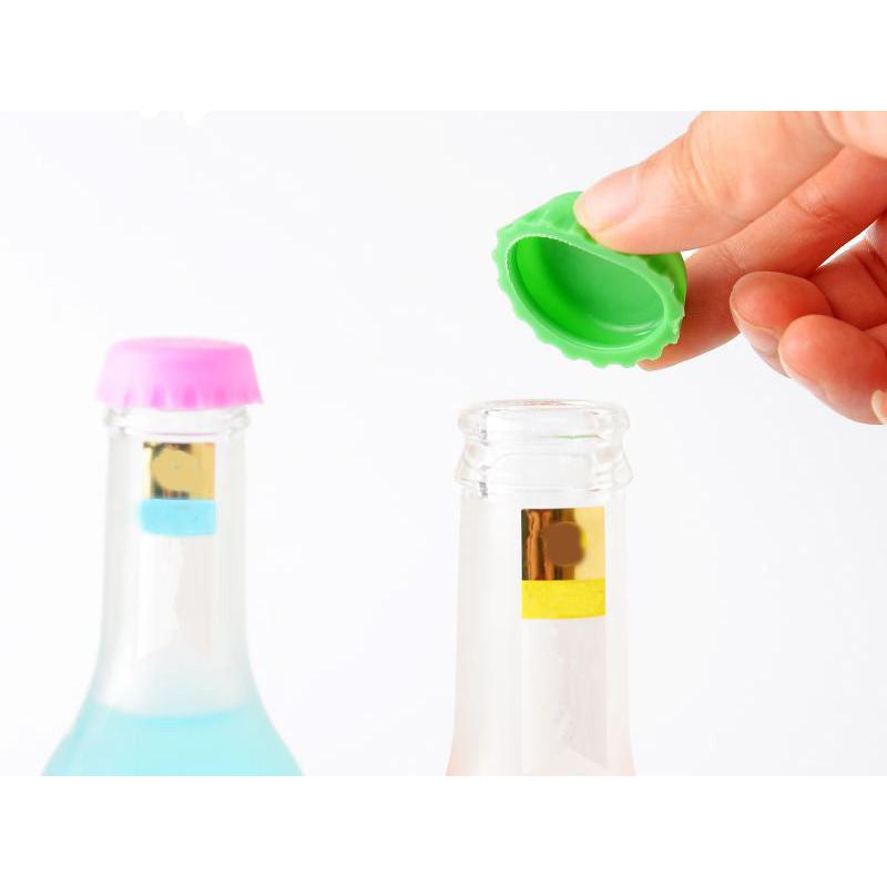 Reusable Silicone Bottle Cap Stopper Set by HitMyNeed