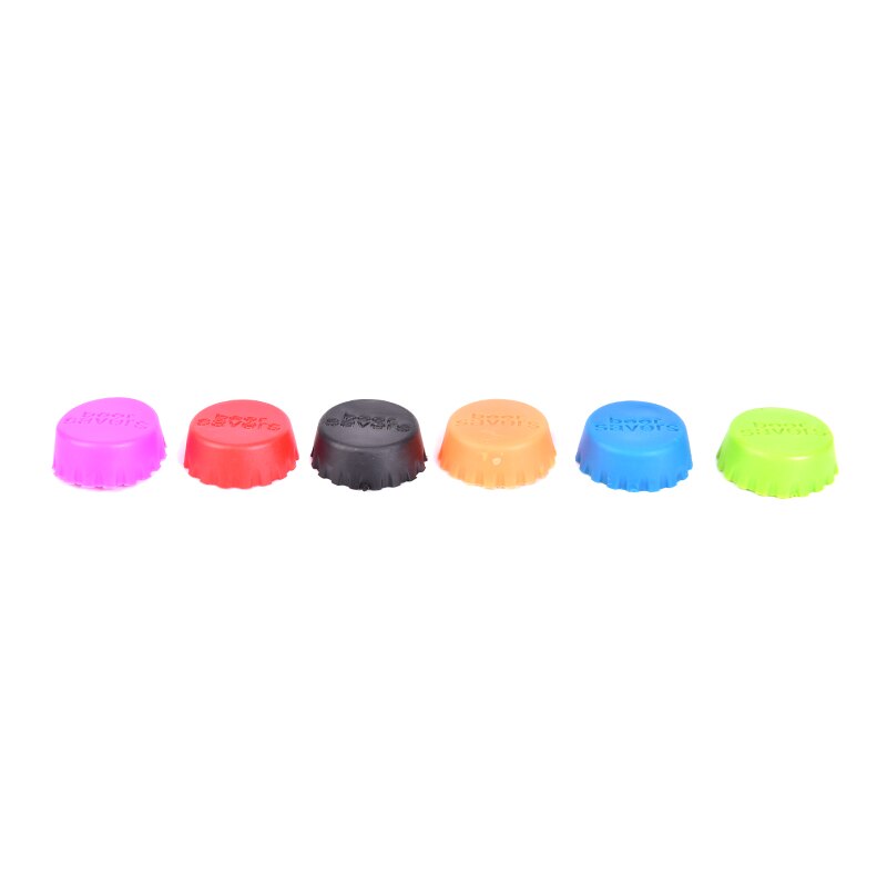Reusable Silicone Bottle Caps Set (6 Pack) by HitMyNeed