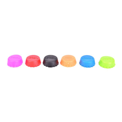 Reusable Silicone Bottle Caps Set (6 Pack) by HitMyNeed