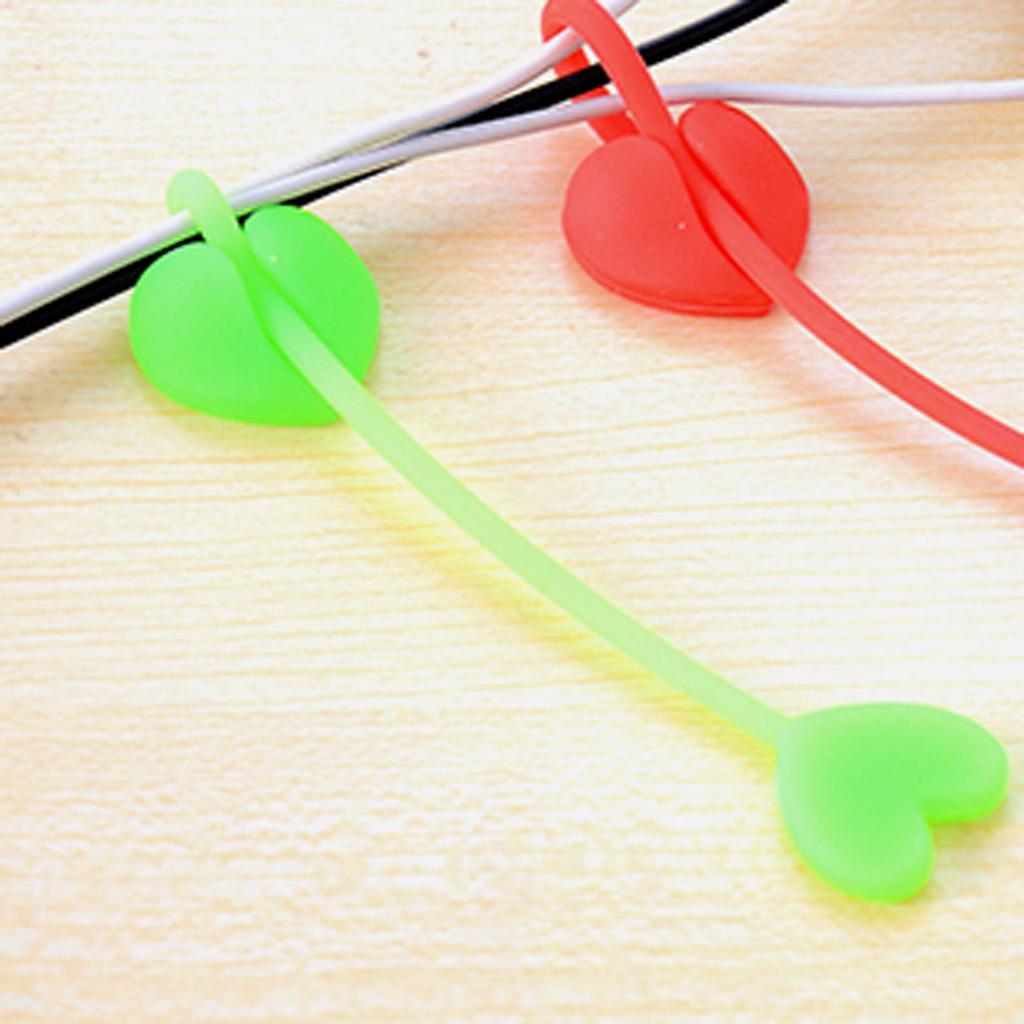 Reusable Silicone Cable Ties - Set of 5 by HitMyNeed