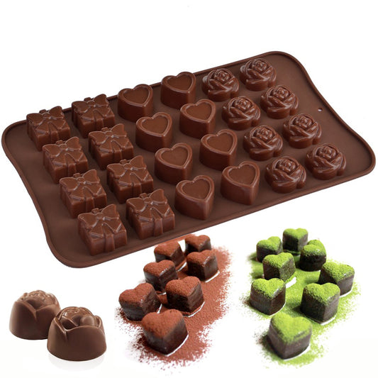 Reusable Silicone Chocolate & Candy Mold Tray by HitMyNeed