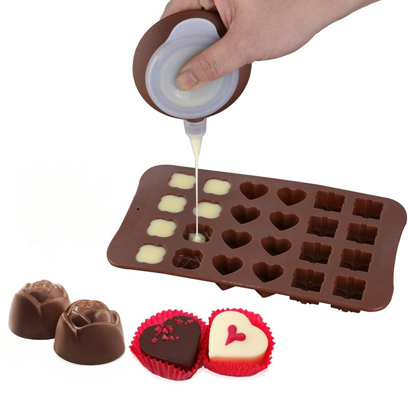 Reusable Silicone Chocolate & Candy Mold Tray by HitMyNeed