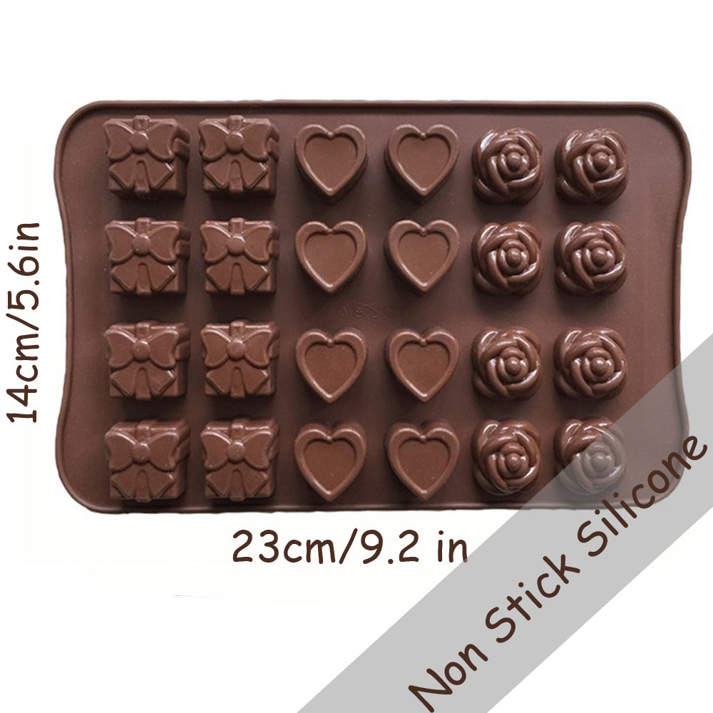 Reusable Silicone Chocolate & Candy Mold Tray by HitMyNeed