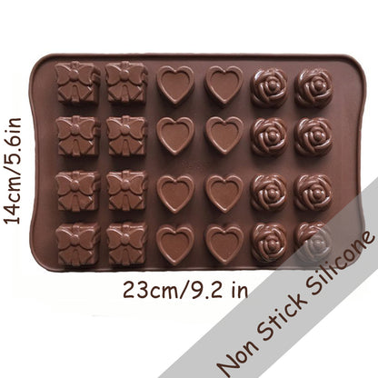 Reusable Silicone Chocolate & Candy Mold Tray by HitMyNeed