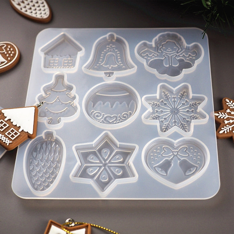 Reusable Silicone Christmas Resin Mold by HitMyNeed