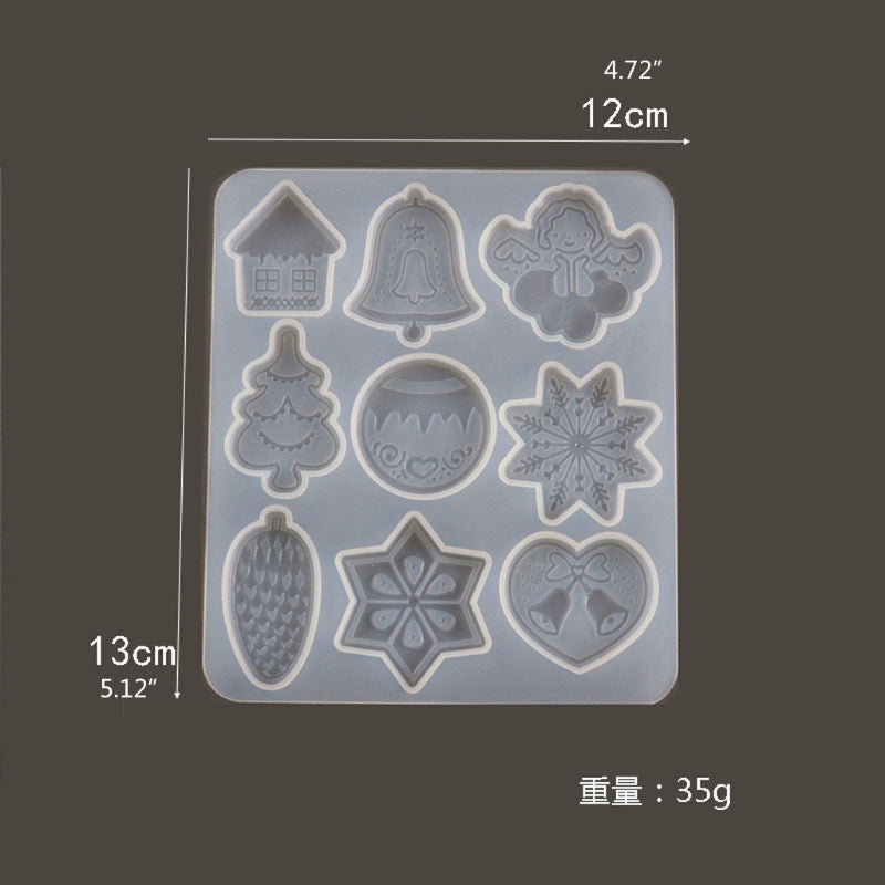 Reusable Silicone Christmas Resin Mold by HitMyNeed
