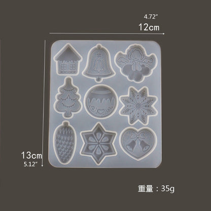 Reusable Silicone Christmas Resin Mold by HitMyNeed