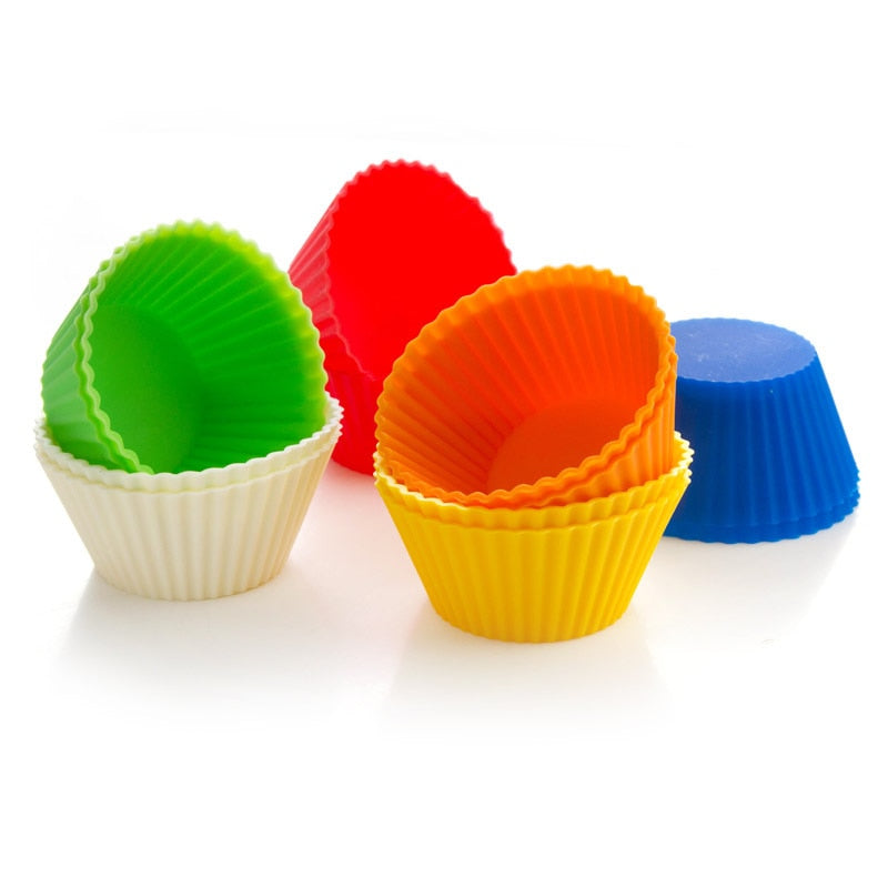Reusable Silicone Cupcake Liners (Set of 6) by HitMyNeed