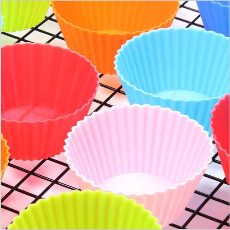 Reusable Silicone Cupcake Liners (Set of 6) by HitMyNeed
