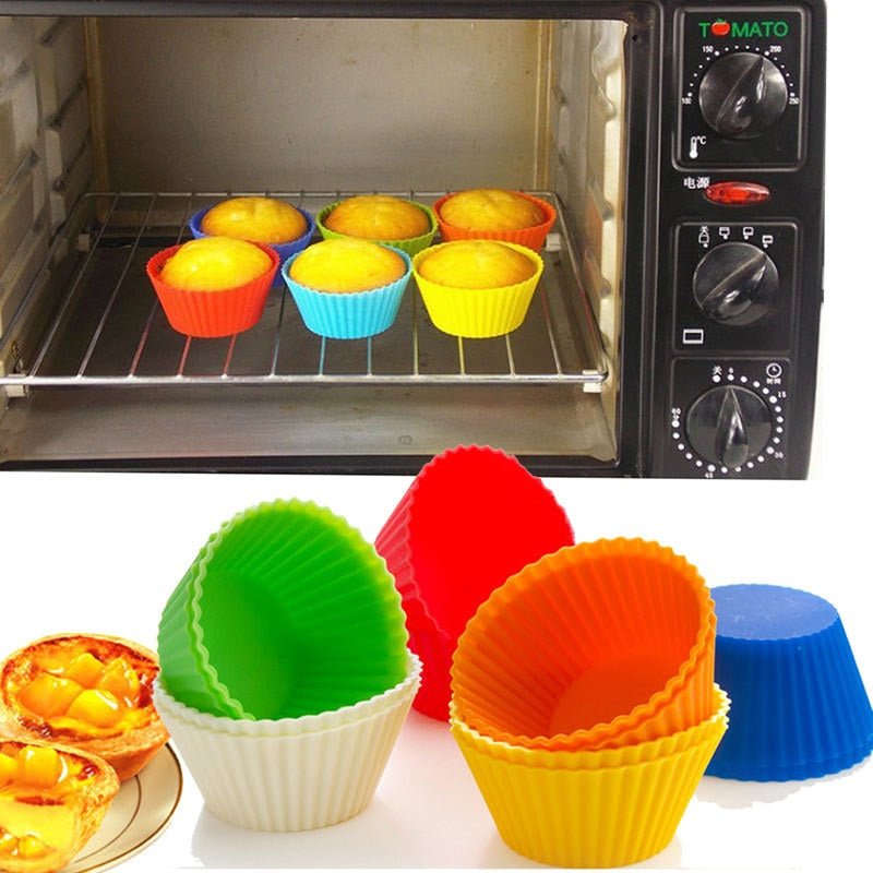 Reusable Silicone Cupcake Liners (Set of 6) by HitMyNeed