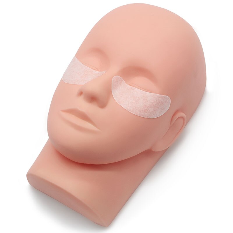 Reusable Silicone Eyelash Mannequin Practice Head by HitMyNeed