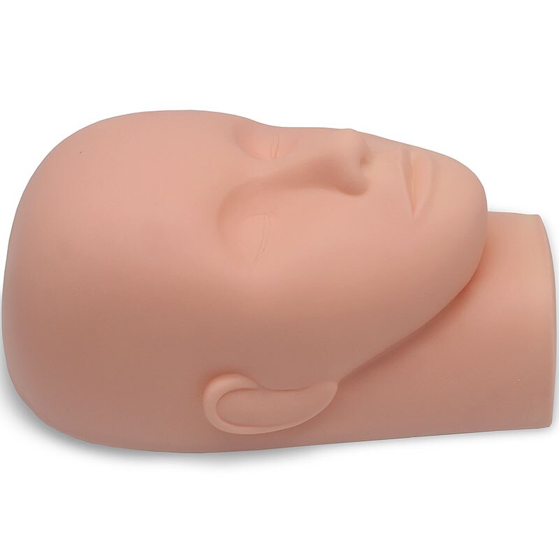 Reusable Silicone Eyelash Mannequin Practice Head by HitMyNeed