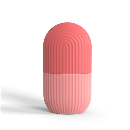 Reusable Silicone Face Ice Mold for Facial Massage pink by HitMyNeed