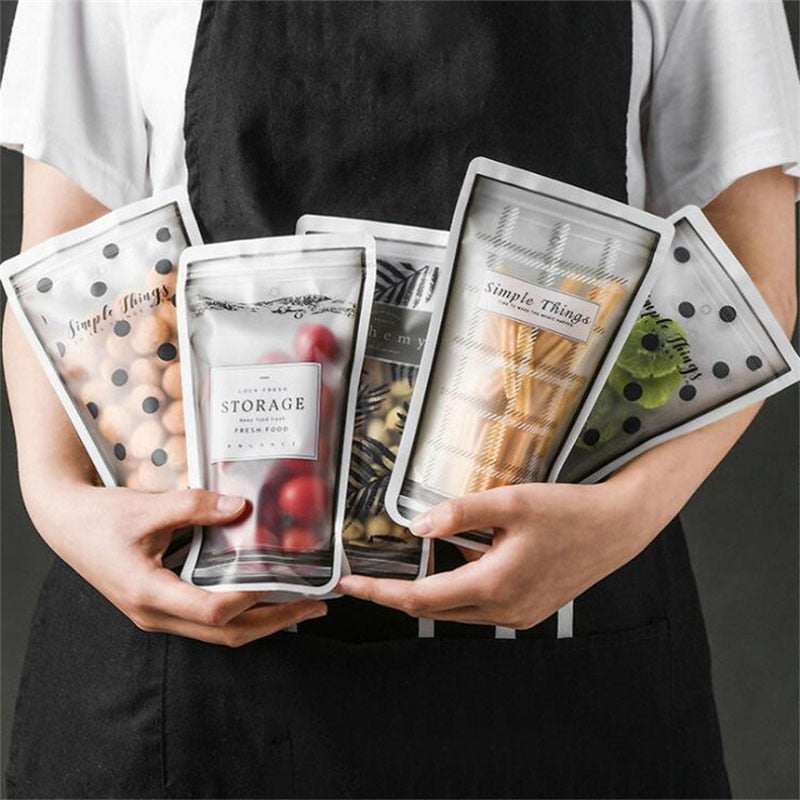 Reusable Silicone Food Storage Bags (Set of 4) by HitMyNeed