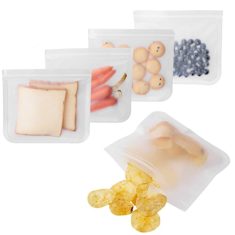 Reusable Silicone Food Storage Bags (Set of 5) by HitMyNeed