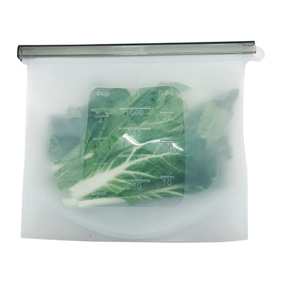Reusable Silicone Freezer Bags Set, 8 Pack by HitMyNeed