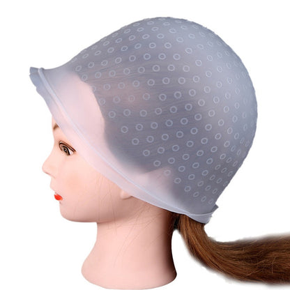 Reusable Silicone Hair Highlighting Cap with Hook by HitMyNeed