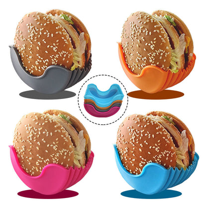 Reusable Silicone Hamburger Holder by HitMyNeed