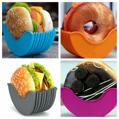 Reusable Silicone Hamburger Holder by HitMyNeed