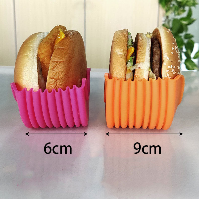 Reusable Silicone Hamburger Holder by HitMyNeed
