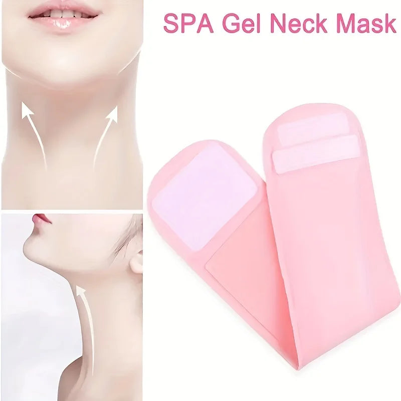 Reusable Silicone Neck Lift Gel Mask Strap by HitMyNeed
