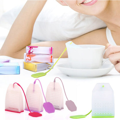 Reusable Silicone Tea Infuser Bag for Loose Leaf Tea by HitMyNeed