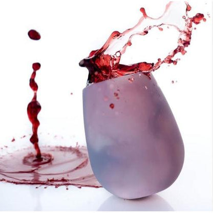 Reusable Silicone Wine Glass for Travel & Outdoor Use by HitMyNeed