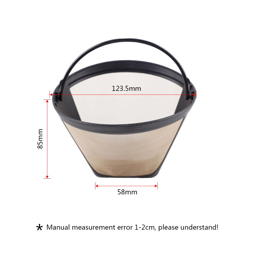 Reusable Stainless Steel Cone Coffee Filter by HitMyNeed