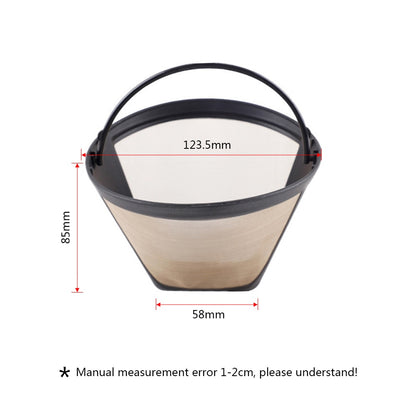 Reusable Stainless Steel Cone Coffee Filter by HitMyNeed
