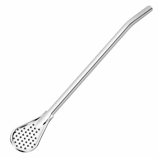 Reusable Stainless Steel Tea Straw with Filter Spoon by HitMyNeed