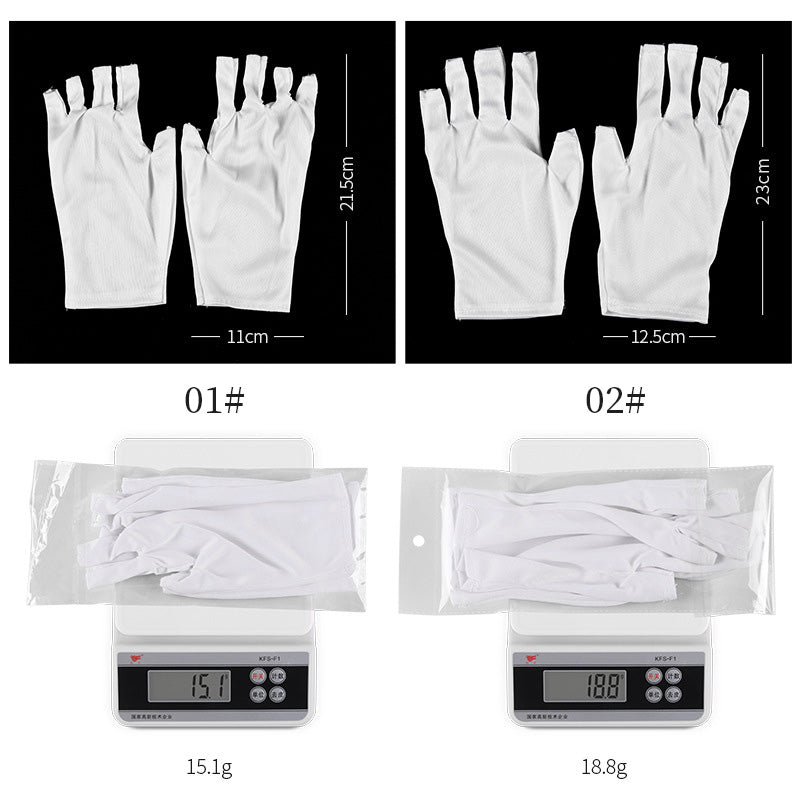 Reusable UV Protection Gloves for Gel Nails by HitMyNeed