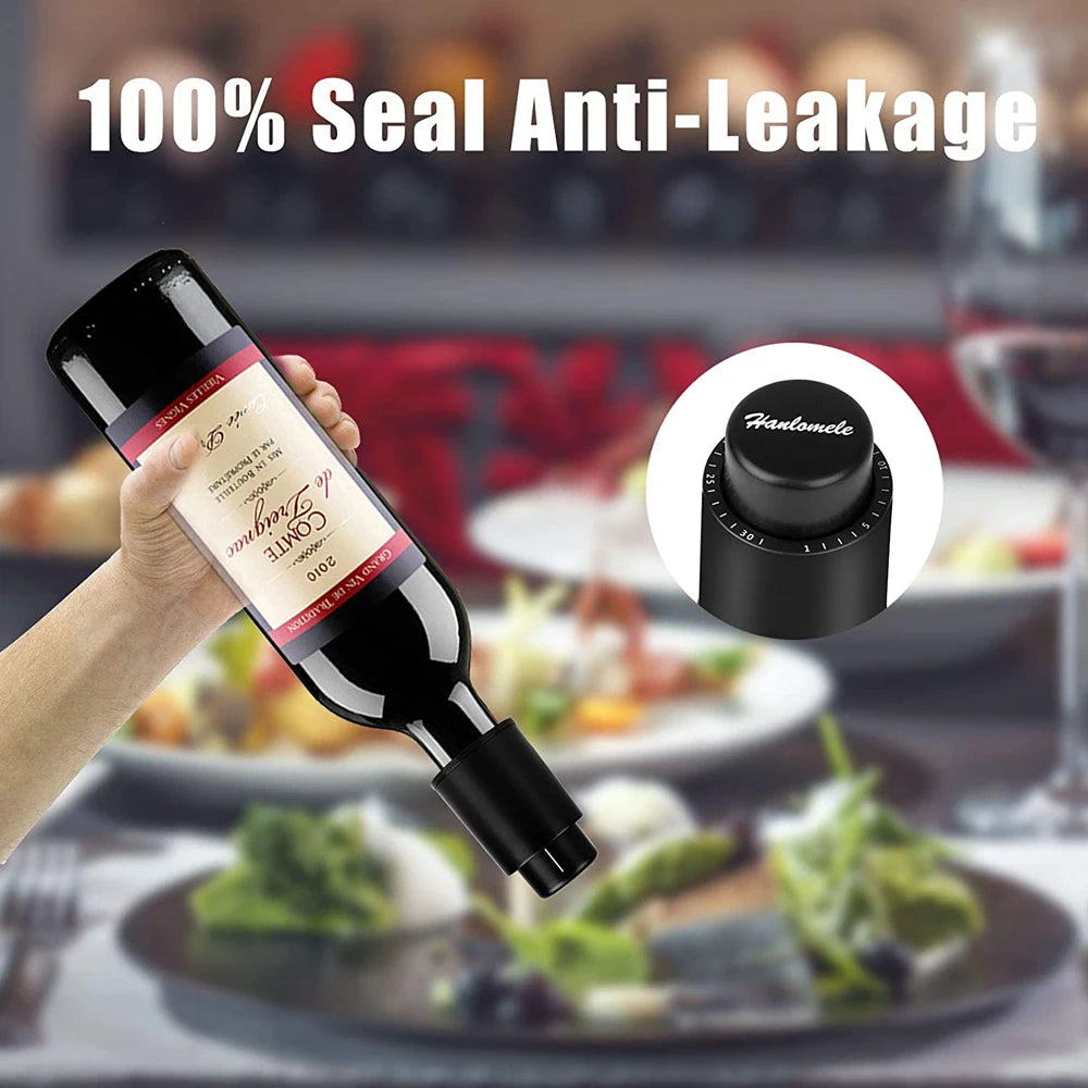 Reusable Vacuum Wine Bottle Stopper Preserver by HitMyNeed