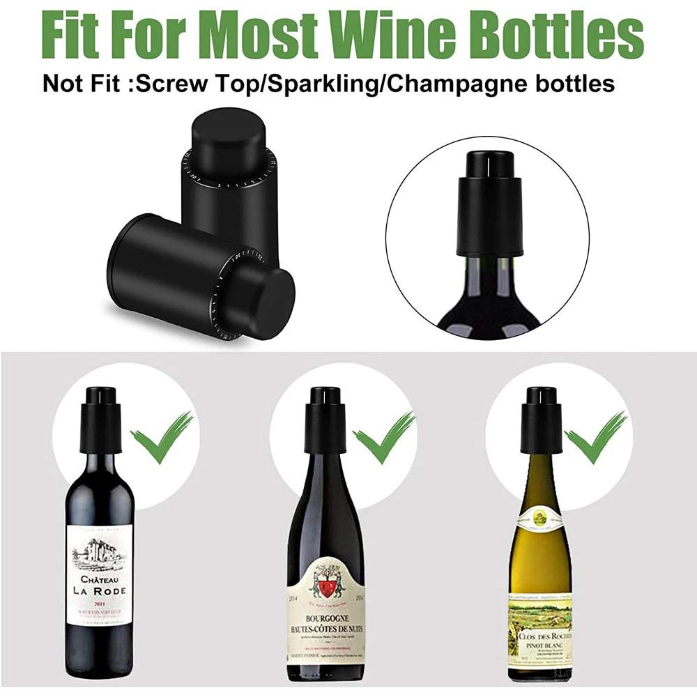 Reusable Vacuum Wine Bottle Stopper Preserver by HitMyNeed