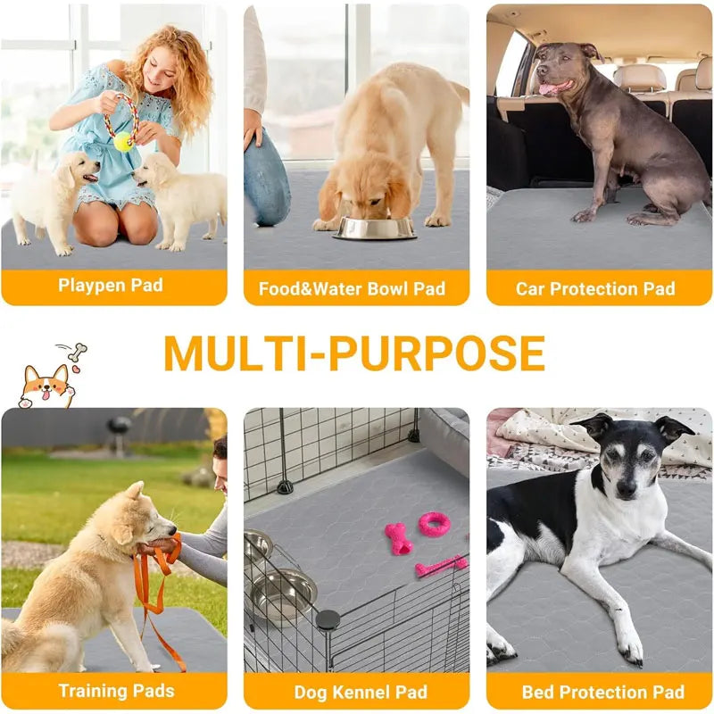 Reusable Waterproof Dog Pee Pad for Home & Car by HitMyNeed