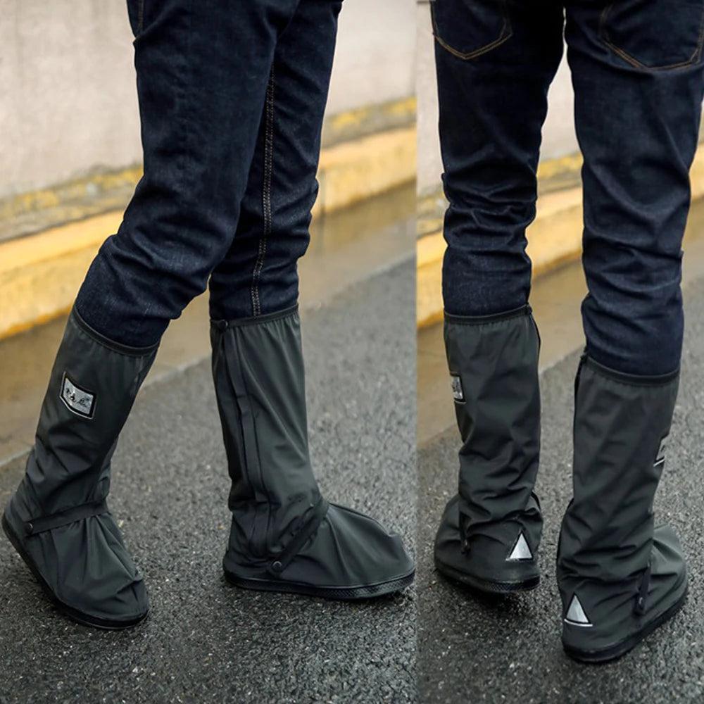 Reusable Waterproof Motorcycle Rain Boot Covers by HitMyNeed