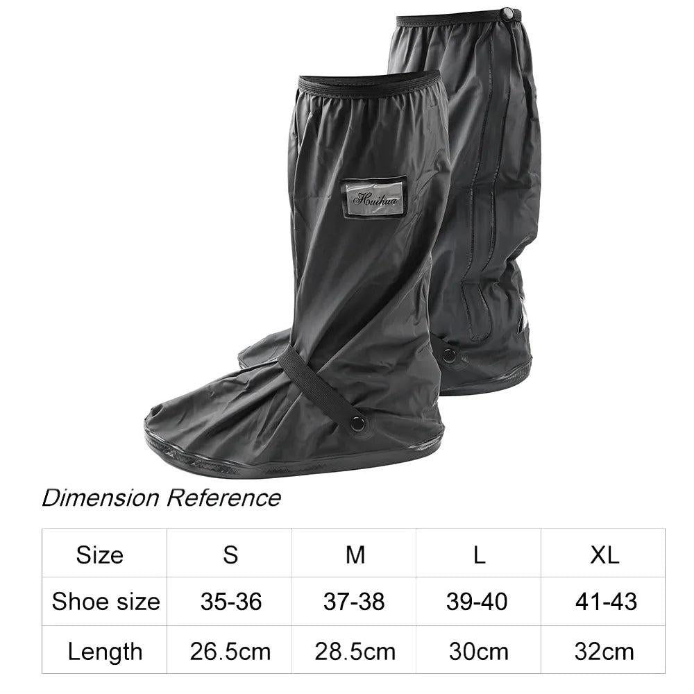 Reusable Waterproof Motorcycle Rain Boot Covers by HitMyNeed