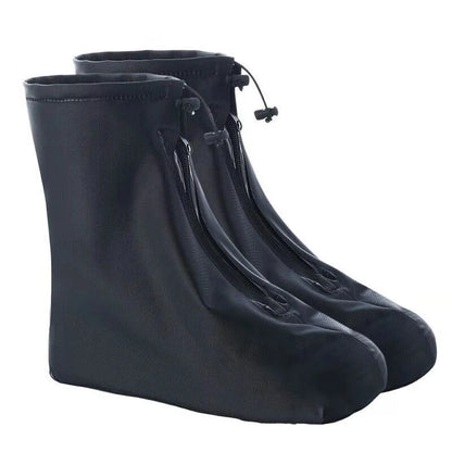 Reusable Waterproof Shoe Covers for Flats & Boots black xxxl by HitMyNeed