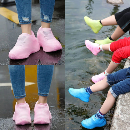 Reusable Waterproof Silicone Shoe Covers (1 Pair) by HitMyNeed