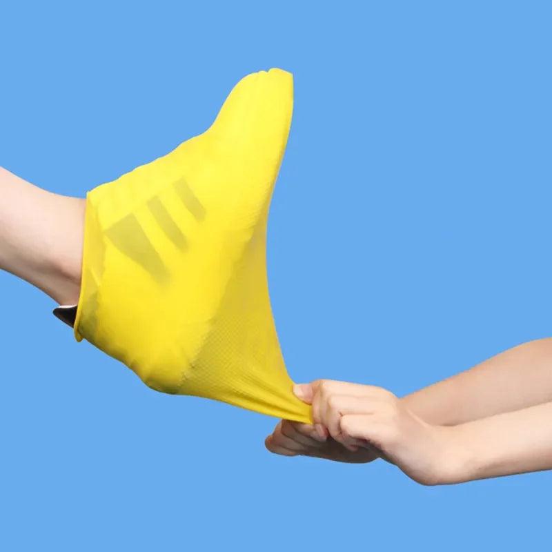 Reusable Waterproof Silicone Shoe Covers (1 Pair) by HitMyNeed
