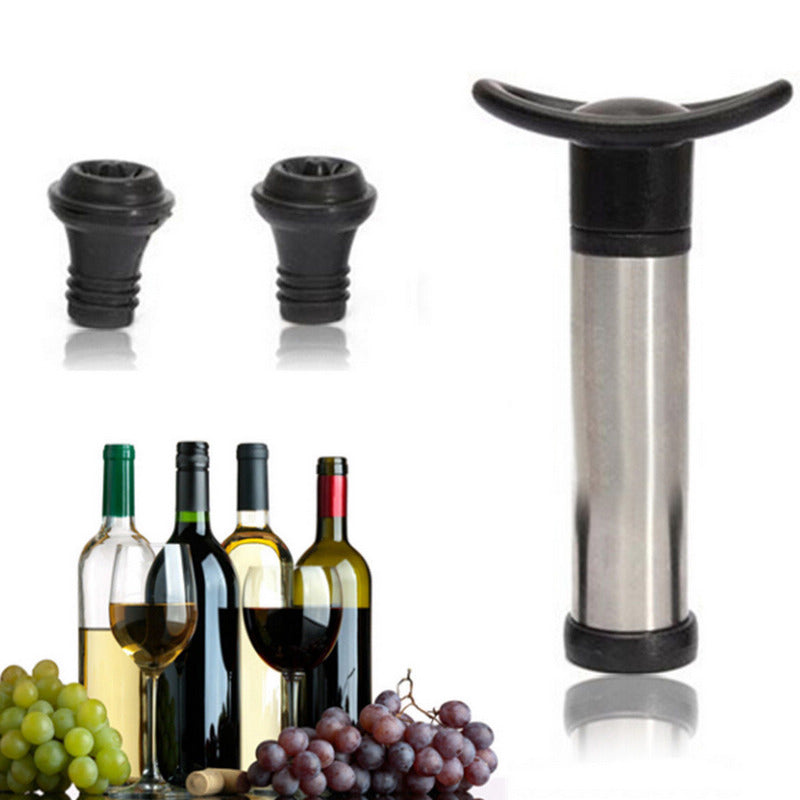 Reusable Wine Saver Vacuum Pump and Bottle Sealer by HitMyNeed