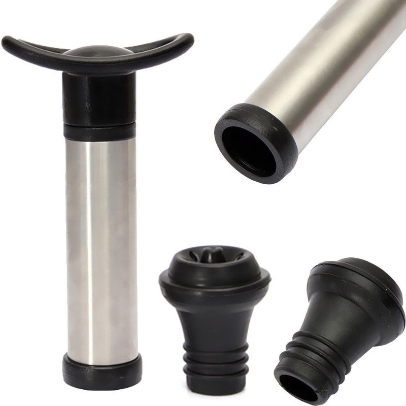 Reusable Wine Saver Vacuum Pump and Bottle Sealer by HitMyNeed