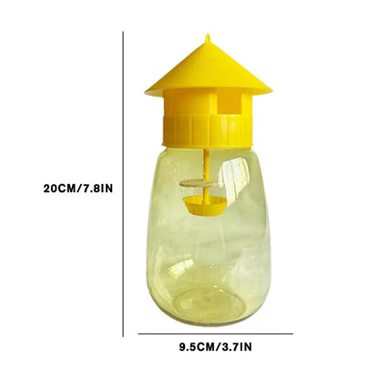 Reusable Yellow Fruit Fly Trap for Orchards & Gardens by HitMyNeed