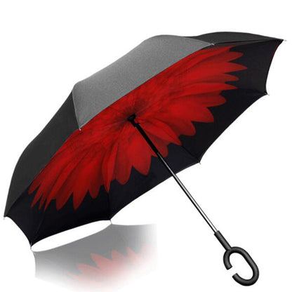 Reverse Folding Double Layer Windproof Umbrella by HitMyNeed