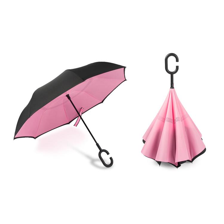 Reverse Folding Double Layer Windproof Umbrella by HitMyNeed