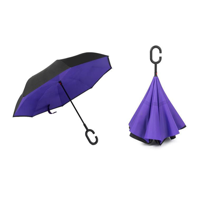 Reverse Folding Double Layer Windproof Umbrella by HitMyNeed