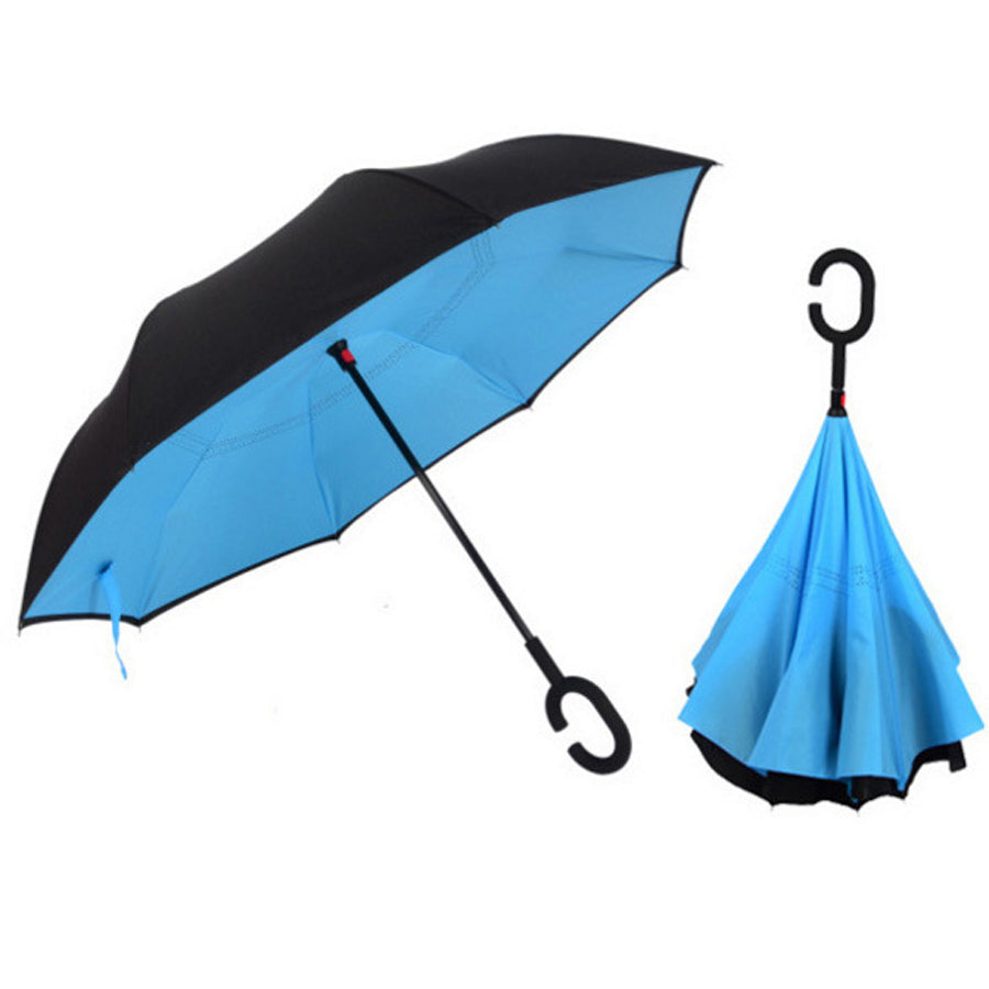 Reverse Folding Double Layer Windproof Umbrella by HitMyNeed