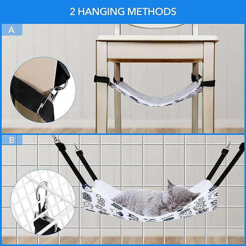 Reversible Soft Cat Cage Hammock Bed by HitMyNeed