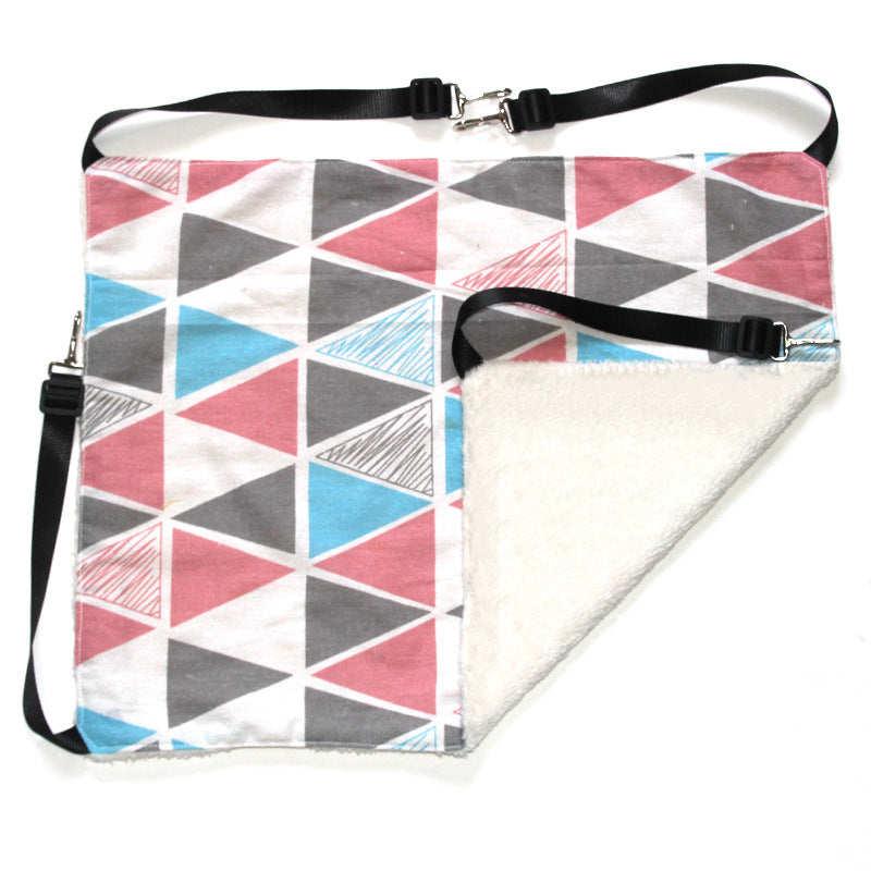 Reversible Soft Cat Cage Hammock Bed pink-triangle l60x50cm by HitMyNeed
