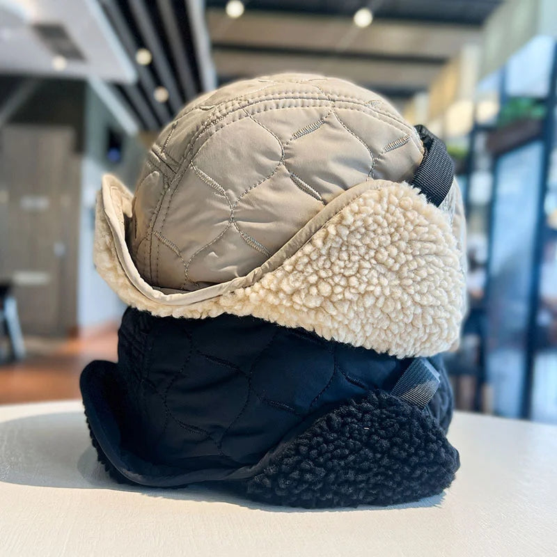 Reversible Winter Trapper Aviator Ski Hat by HitMyNeed